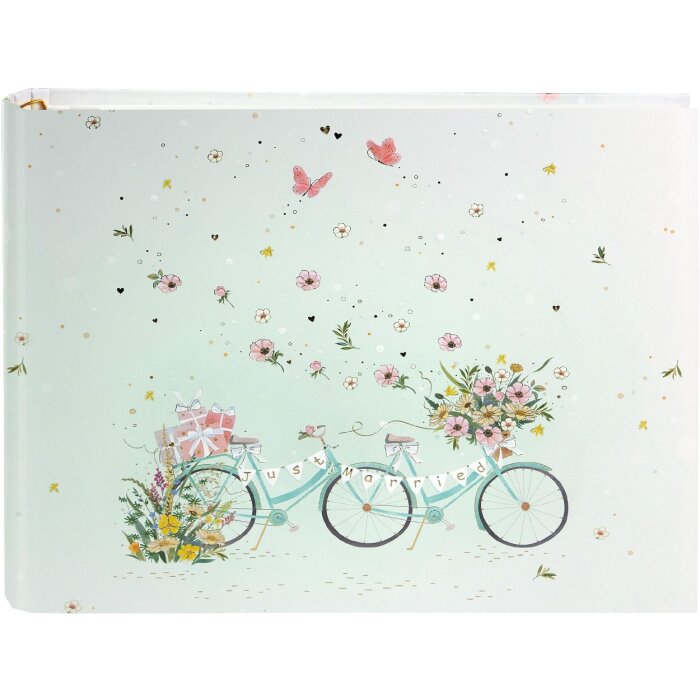 Goldbuch álbum de fotos libro de visitas Floral Tandem oculto espiral 29x23 cm 50 páginas
