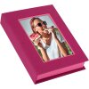 Caja de almacenaje Goldbuch Bella Vista rosa fucsia con ventana para fotos 19x14x3,8 cm