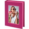 Caja de almacenaje Goldbuch Bella Vista rosa fucsia con ventana para fotos 19x14x3,8 cm