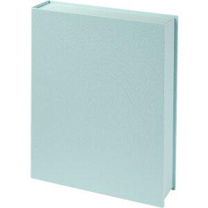 Goldbuch caja de almacenaje Bella Vista aqua 32x24 cm lino cierre magnético