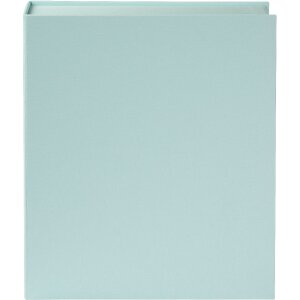 Goldbuch caja de almacenaje Bella Vista aqua 32x24 cm lino cierre magnético