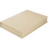Goldbuch caja de almacenaje Bella Vista beige 32x24 cm lino con cierre magnético