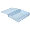 Goldbuch caja de almacenaje Bella Vista azul cielo 32x24 cm cierre lino