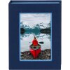 Caja de almacenaje Goldbuch Bella Vista azul celeste con ventana para fotos