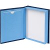 Caja de almacenaje Goldbuch Bella Vista azul celeste con ventana para fotos