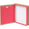 Caja de almacenaje Goldbuch Bella Vista lima coral con ventana para fotos