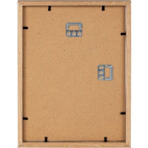 Goldbuch marco de fotos Roble macizo natural 30x40 cm madera cristal transparente montaje en pared