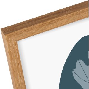 Goldbuch marco de fotos Roble macizo natural 30x40 cm madera cristal transparente montaje en pared