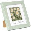Goldbuch marco de madera Aura 10x10 cm Peppermint madera real soporte MDF cristal transparente