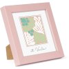 Goldbuch marco de madera Aura 10x10 cm Dirty Rose madera auténtica cristal transparente MDF