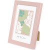Marco de madera Goldbuch Aura 10x15 cm Dirty Rose madera auténtica cristal transparente trasera MDF