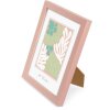 Goldbuch marco de madera Aura 13x18 cm Dirty Rose bloque de madera real perfil de vidrio transparente MDF