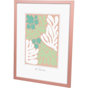 Marco de madera Goldbuch Aura 30x40 cm Dirty Rose madera auténtica MDF cristal transparente