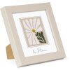 Goldbuch Marco de madera Aura 10x10 cm Beige Madera auténtica Cristal transparente MDF