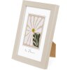 Goldbuch Marco de madera Aura 10x15 cm Beige Madera auténtica Cristal transparente Fondo MDF