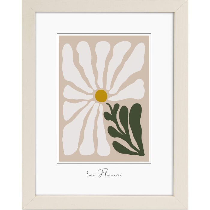 Goldbuch Marco de madera Aura 15x20 cm Beige Madera auténtica Cristal transparente Fondo MDF