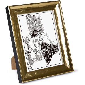 Goldbuch marco de fotos Destello 15x20 cm oro plástico metal mirada martillo acabado