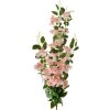 Clayre & Eef 6PL0345P Rama Decorativa con Flores Rosa Verde 25x15x88 cm