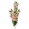 Clayre & Eef 6PL0345P Rama Decorativa con Flores Rosa Verde 25x15x88 cm