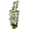 Clayre & Eef 6PL0345W Rama Decorativa con Flores Blanco Verde 25x15x88 cm