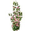 Clayre & Eef 6PL0346P Decoración Ramo Flores Rosa Verde 25x15x87 cm
