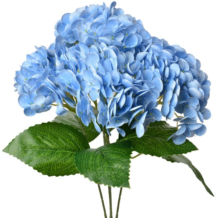 Clayre & Eef 6PL0347BL Flor artificial Azul Verde 23x23x45 cm Plástico