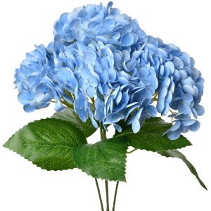 Clayre & Eef 6PL0347BL Flor artificial Azul Verde 23x23x45 cm Plástico