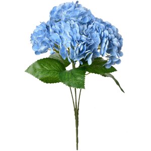 Clayre & Eef 6PL0347BL Flor artificial Azul Verde 23x23x45 cm Plástico