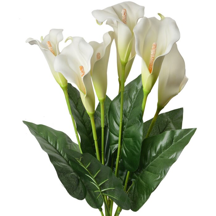 Clayre & Eef 6PL0354 Decoración rama con flores 27x25x60 cm