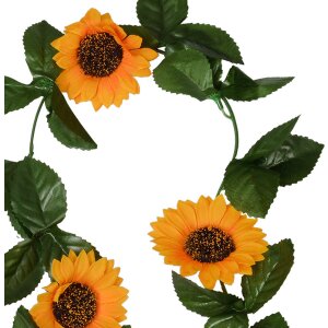 Clayre & Eef 6PL0356 Guirnalda de flores artificiales...