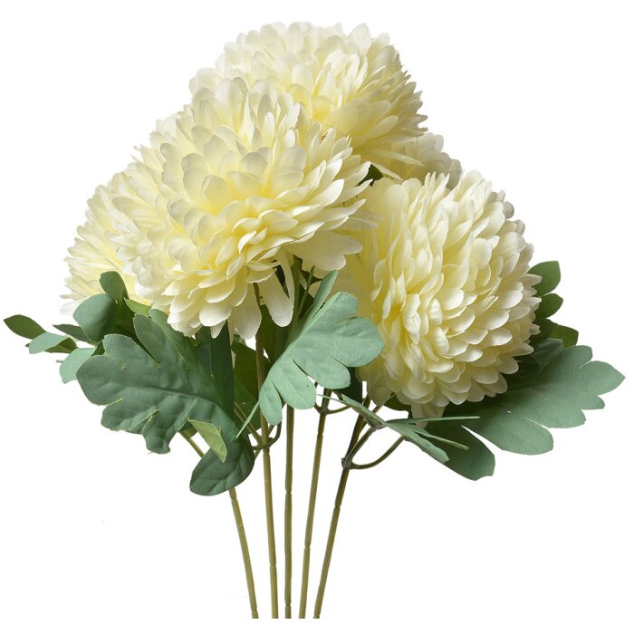 Clayre & Eef 6PL0362W Ramo Decorativo Flores Blanco 22x14x43 cm