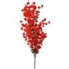 Clayre & Eef 5PL0127R Decoración Rama con Flores Rojo 40x10x100 cm