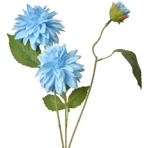 Clayre & Eef 5PL0130LBL Flor artificial Azul 17x10x70 cm