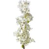 Clayre & Eef 5PL0131W Decoración Rama con Flores Blanco 16x8x98 cm