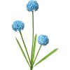 Clayre & Eef 5PL0132BL Decoración Rama con Flores Azul 12x8x84 cm