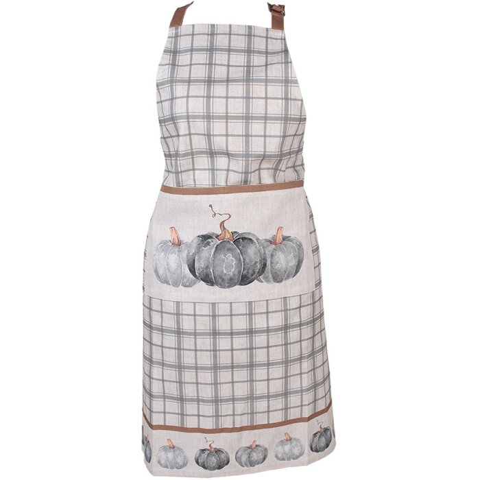 Clayre & Eef CSP41-2 Delantal motivo calabaza 70x85 cm