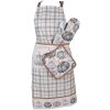 Clayre & Eef CSP44 Guante de horno diseño calabaza 18x30 cm