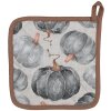Clayre & Eef CSP45 Manta Calabaza 20x20 cm Gris Marrón