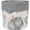 Clayre & Eef CSP50 Panera Motivo Calabaza Gris Ø 15x16 cm