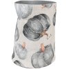 Clayre & Eef CSP50 Panera Motivo Calabaza Gris Ø 15x16 cm