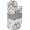Clayre & Eef CSP50 Panera Motivo Calabaza Gris Ø 15x16 cm
