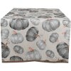 Clayre & Eef CSP64 Traves de Mesa Calabaza Gris Beige 50x140 cm