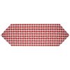 Clayre & Eef LVT65 Camino de Mesa corazón rojo blanco 50x160 cm