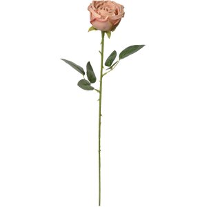 Flor artificial Clayre & Eef 6PL0369CH Rosa 9x9x61 cm