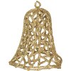 Clayre & Eef 65791 Colgante decorativo Campana color oro Ø 11x11 cm