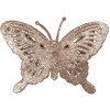 Clayre & Eef 65796 Decoración Mariposa color Cobre 12x2x9 cm