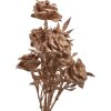 Clayre & Eef 65797 Decoración rama con flores cobre 11x8x33 cm