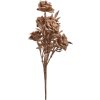 Clayre & Eef 65797 Decoración rama con flores cobre 11x8x33 cm