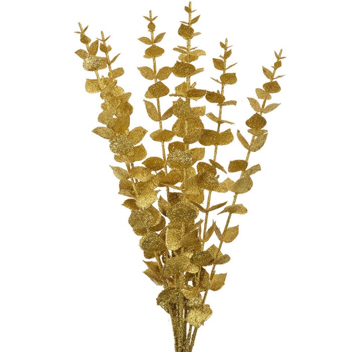 Clayre & Eef 65798 Decoración Rama Oro 9x8x46 cm