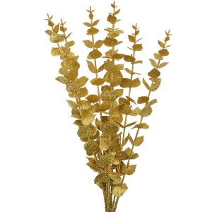 Clayre & Eef 65798 Decoración Rama Oro 9x8x46 cm